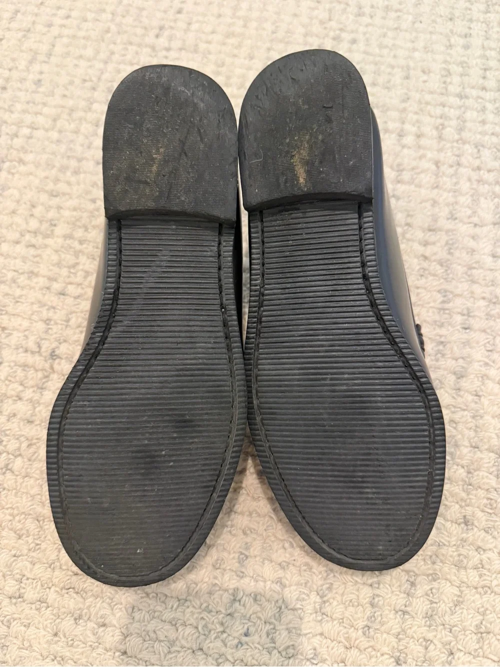J. Crew Boys' brown Leather Penny Loafers